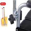Wood Wheelchair Lap Tray,Wheelchair Table,Universal Trays Desk Fit for Manual Powered Or Electric Wheelchairs for Disabled Eating Rest view 3