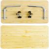 Wood Wheelchair Lap Tray,Wheelchair Table,Universal Trays Desk Fit for Manual Powered Or Electric Wheelchairs for Disabled Eating Rest view 4