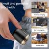2 in 1 Capsule Mini Shaver for Men, Wireless Shaving Beard Nose Hair Trimmer, Washable Electric Shaver, Rechargeable Portable Razor (White) view 3