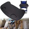 Wheelchair Accessories Wheelchair accessories,Wheelchair Tray, Wheelchair Tray Table Accessories Anti-Fall Plastic Thickening, Wheelchair Lap Universal Trays Desk Fit for Manual Powered or Elec view 2