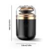 2 in 1 Capsule Mini Shaver for Men, Wireless Shaving Beard Nose Hair Trimmer, Washable Electric Shaver, Rechargeable Portable Razor (Black) view 4