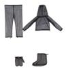 Anti Mosquito Clothing Mosquito Suit Mosquito Protection 4PCS Translucent Breathable Mosquito Nets Adjustable Mosquito Suit Foldable Mosquito Protection for Camping Cycling Fishing Hiking L/XL view 4