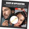 Angoily 2pcs Men Beard Comb Skull Design Pocket Hair Comb for Grooming Zinc Alloy Material Portable and Practical for Clean Beard Appearance view 2