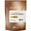 Lions Mane Supplement 5000mg | High Strength Lions Mane Supplement | from Fruit Body | 180 Vegan Tablets | Mushroom Extract | by Carlyle view 1