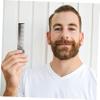Angoily 2pcs Portable Skull Design Beard Comb Dual-sided Zinc Alloy Hairdressing Tool for Men Ergonomic Travel-friendly Irritation for Grooming and Styling Beards view 2