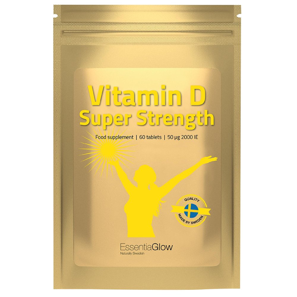60 Vegan Vitamin D Tablets | 2,000 iu per Serving | High Strength Vitamin D3 | Immune System Support | (2 Months' Supply)