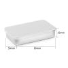 2Pcs Dental Floss Portable Case, Metal Rectangular Sliding Floss box Small Tins with Lids for Travel, Portable Travel Floss Box, Convenient Dental Floss Dispenser 3.15 x 1.96 x 0.54 IN (Silver) view 2
