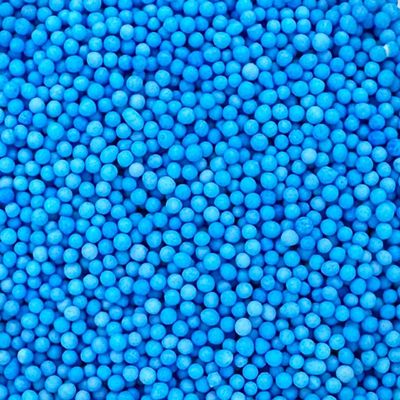 A Pinch Of - 100s and 1000s - Blue Cake Topper Sprinkles - 30g Edible Matt Ball Cupcake Decorations - Weddings, Christenings & Parties