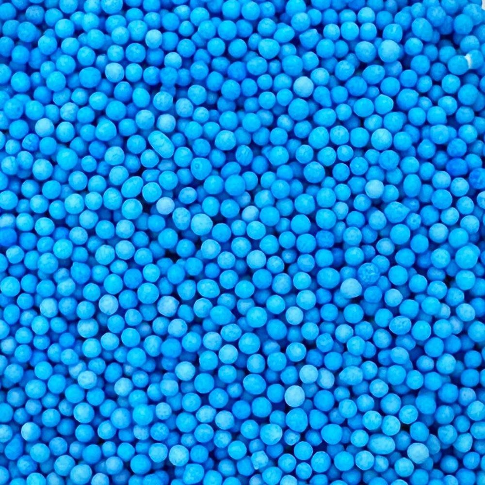 A Pinch Of - 100s and 1000s - Blue Cake Topper Sprinkles - 30g Edible Matt Ball Cupcake Decorations - Weddings, Christenings & Parties