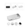 2Pcs Dental Floss Portable Case, Metal Rectangular Sliding Floss Boxes Small Tins with Lids for Travel, Portable Travel Floss Box, Convenient Dental Floss Dispenser 3.15 x 1.96 x 0.54 in (White) view 4