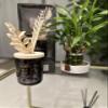 100ml Reed diffuser with wooden leaves- Back to natural (LEVANDER) view 1