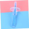 Gatuida Silicone Baby Toothbrush for Infants, Blue Soft Infant Oral Brush with Training Function, Food-Grade Safe Silicone Toothbrush for Baby Gum Care and Teething Assistance view 4