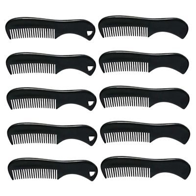 Angoily 10pcs Pocket Sized Comb for Men Beard Comb Mustache Hair Beard Grooming Styling