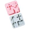 Alipis 2pcs Angel Easter Cross Silicone Bible Rabbit Mold Non-Stick Cake Mould for Boys and Girls view 1