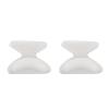 ANKROYU Nose Pad, Soft Nose Pad, Glasses Nose Pad, 20 Pairs Soft Silicone Anti-Slip Nose Pads, Glasses Sunglasses Accessories White, Sticky Nose Pads for Glasses view 1