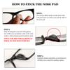ANKROYU Nose Pad, Soft Nose Pad, Glasses Nose Pad, 20 Pairs Soft Silicone Anti-Slip Nose Pads, Glasses Sunglasses Accessories White, Sticky Nose Pads for Glasses view 4