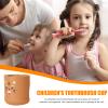feveo Kids Toothbrush Cup - 300ml Bathroom Toothbrush Cup Kids Cartoon | Unbreakable Toothbrush Cup, Adorable Bathroom Accessories for Kids, Boys, Girls view 2