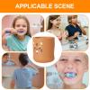 feveo Kids Toothbrush Cup - 300ml Bathroom Toothbrush Cup Kids Cartoon | Unbreakable Toothbrush Cup, Adorable Bathroom Accessories for Kids, Boys, Girls view 4