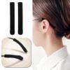 2 Pairs Eyeglass Ear Cushions,Knitting Cotton Fabric Anti-Slip Elastic Glasses Grips,Eyeglass Temple Tips Eyeglass Ear Pads,Knitted Cotton Anti Slip Temple Pads for Sunglasses Glasses Reading Glasses view 4