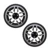 2 Pcs 9inch Wheelchair Rear Wheels Assembly, 215x50 Honeycomb Solid Rubber Wheelchair Replacement Wheel, Aluminum Rim for Most Electric Wheelchairs view 1