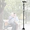 Folding Elderly Cane,Crutches for Adults,Non-Slip/Shock Absorption,Forearm Crutches,Mobility Aid for Elderly, Seniors & Handicap5 Stops Height Adjustable (Black) Star of Light view 1