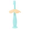 Healeved 2pcs Silicone Training Toothbrush Bristles for Boy Girl Boys and Girls Oral Care Protective Baffle for Year Old view 1