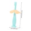 Healeved 3pcs Silicone Toothbrush for Boy Girl Boys and Girls Protective Baffle for Oral Care Training view 2