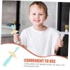 Healeved 3pcs Silicone Toothbrush for Boy Girl Boys and Girls Protective Baffle for Oral Care Training view 4