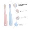 Healeved 4pcs Boys and Girls Toothbrush for Months to Boy Toothbrushes for Dental Care Oral Hygiene Tool for Childrens Toothbrushing view 4