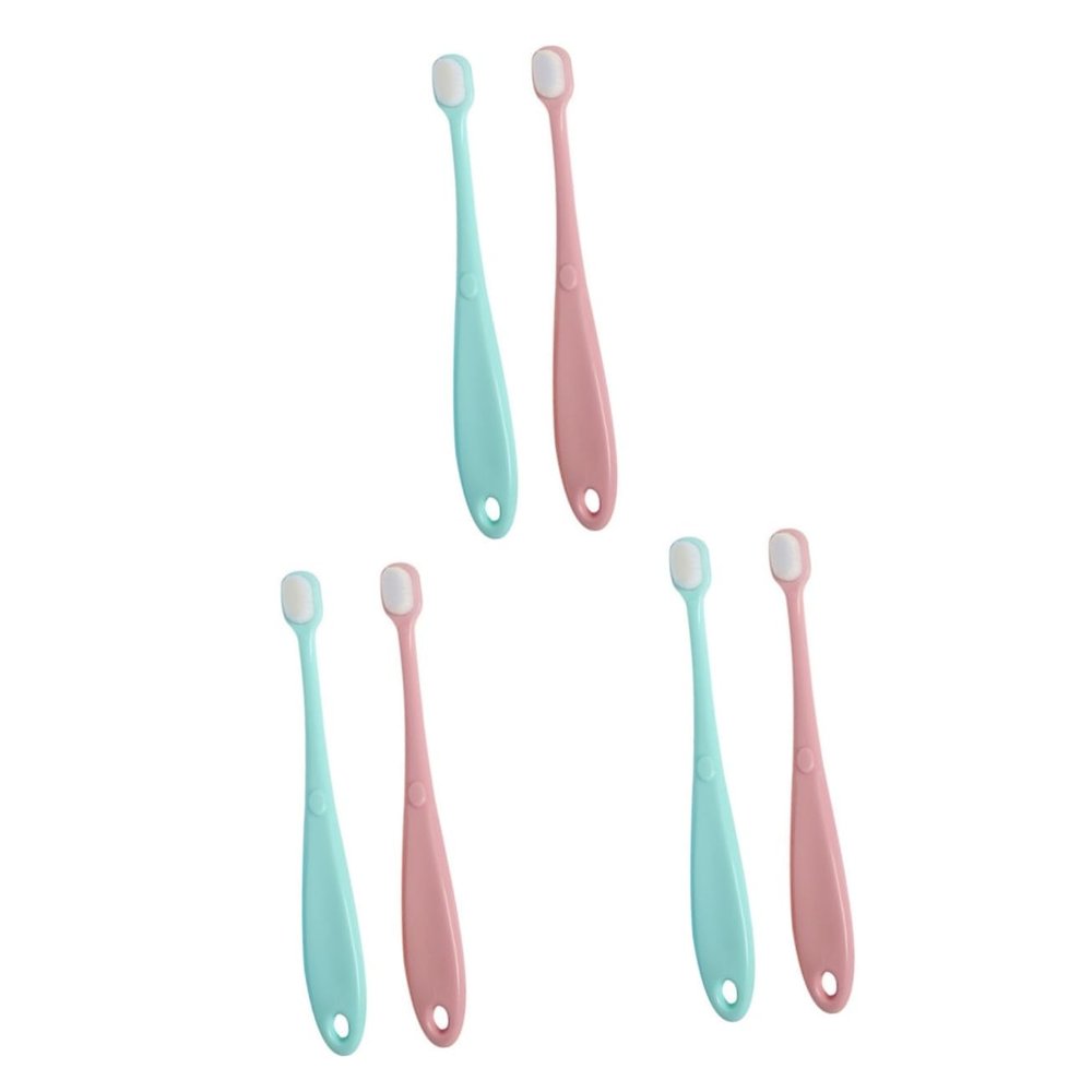 Healeved 6pcs Boys and Girls Toothbrush Boy Girl Oral Cleaner Nursing Brush for Toddlers Tooth Cleaner for Childrens Oral Care