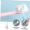 Healeved 6pcs Boys and Girls Toothbrush Boy Girl Oral Cleaner Nursing Brush for Toddlers Tooth Cleaner for Childrens Oral Care view 3