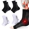4 Pairs Plantar Fasciitis & Neuropathy Relief Socks - Compression Socks for Arch Pain, Foot Swelling & Fatigue view 1