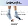 4 Pairs Plantar Fasciitis & Neuropathy Relief Socks - Compression Socks for Arch Pain, Foot Swelling & Fatigue view 4