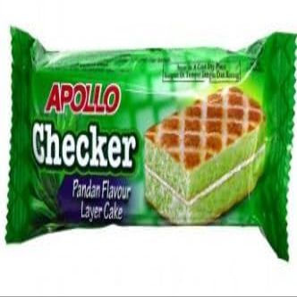 Apollo Layer Pandan Checker Cake 24pcs (Halal) (MY)
