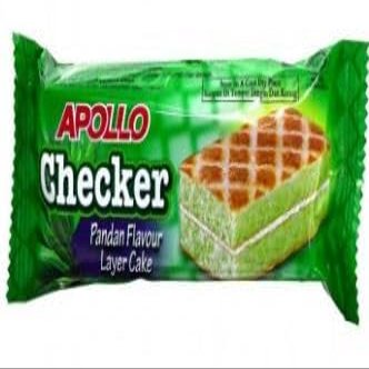 Apollo Layer Pandan Checker Cake 24pcs (Halal) (MY)