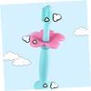 Healeved 6pcs Manual Boys and Girls Toothbrush Boy Girl Toothbrush Years Silicone Training Brush Safe Baffle First view 3