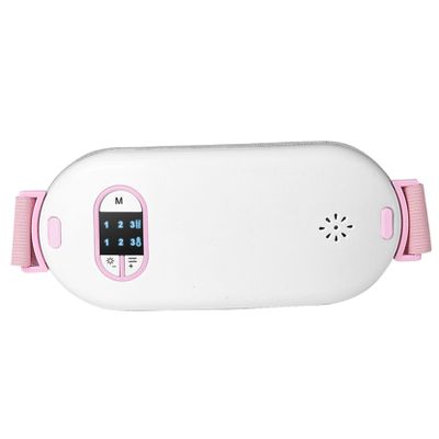 1PC Cordless Heating Pad for Cramps 3 Heating  3 Vibration Modes Period Cramp Simulator Portable Back Belly Heating Pad with Adjustable Waist Belt Gift for Girls