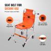 VEVOR EMS Stair Chair, 350 lbs Load Capacity, Foldable Aluminum Emergency Stair Climbing Wheelchair with 2 Wheels, Portable Stair Lift Chair Ambulance Firefighter Evacuation Use for Elderly, Disabled view 4