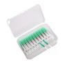 160Pcs Interdental Brushes Versatile Soft Polyvinyl Dental Picks Brush Picks for Teeth Teeth Brush Portable Disposable Toothpicks Cleaning Brush Teeth Cleaning Care Tools(Green) view 3