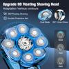 9D Electric Head Shaver for Bald Men, Upgraded 6-in-1 Wet/Dry Grooming Kit, Cordless Rechargeable Travel Gift view 2