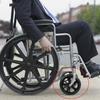 2 Pcs Wheelchair Caster Wheel, Manual Wheelchairs Front Wheels 6" 7" 8" Solid Hard Rubber Tire, Silence,Anti-wear & Non-Slip, Easy to Install for Wheelchairs, Rollators, Walkers view 3
