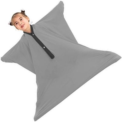 WEIEN Sensory Compression Bed Sheet For Breathable Compression Sheet Stretchy Breathable Compression Sheet Help With Autism,ADHD,Sensory Processing Disorder (Color : Grau, Size : L)