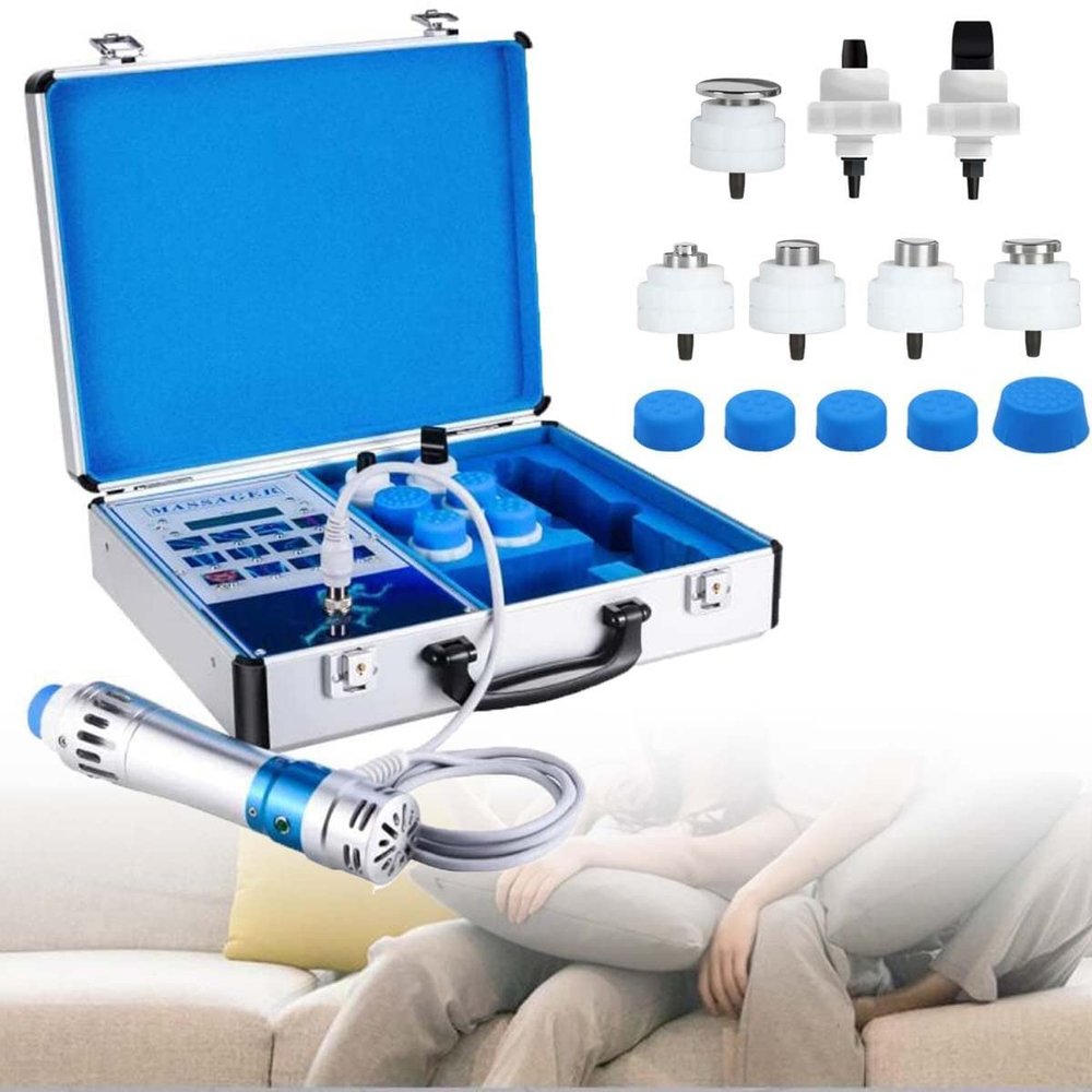 Shockwave ED Therapy Machine,Multi-Functional Body Massage Treatment Physical Pain Therapy System Shock Wave Machine for ED and Pain Relief (110-240V)