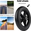 AuLYn 2 Pieces Wheelchair Caster Wheels, 7inch 8inch Wheelchair Wheels Easy To Scroll 2-3/8" Hub Width- Easy To Install, Solid With Polyurethane Rubber Tire - With Wrench view 2