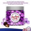Broadway Candy Sweets Jar 650g - Rolo Dark Chocolate & Salted Caramel - Individually Wrapped in Purple Foil - Approximately 100 Pieces view 3