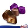 Broadway Candy Sweets Jar 650g - Rolo Dark Chocolate & Salted Caramel - Individually Wrapped in Purple Foil - Approximately 100 Pieces view 4