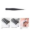 Angoily 18pcs Eyelash Makeup Tweezers Eyelash Grafting Tweezers for Extension Beauty Makeup for Application and Eyebrow Plucking view 4