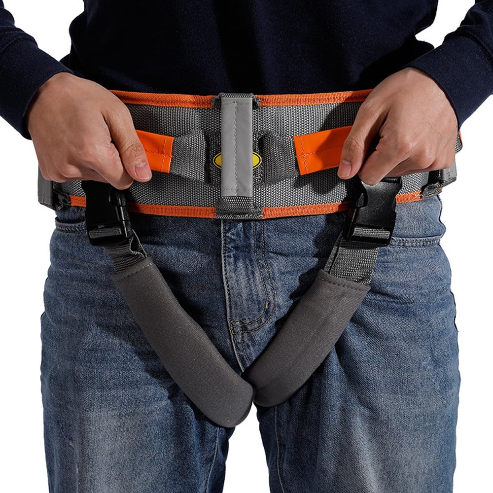 ZXJDP Gait Belt Transfer Belts for Seniors with Quick Release Buckle, Standing Walking Assist Aid with 7 Handles, Transfer Lift Belts for Elderly Paitients, Home Care Product,M