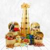 Chocolate Gift Tower - 7-Tier Golden Chocolate Hamper - Christmas Hamper, Mother's Day, Hampers for Women, Hampers for Couples view 1