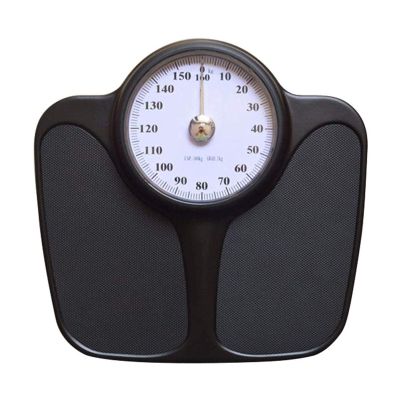 Extra-Large Dial Precision Mechanical Scale,Professional Mechanical Scale,Measures Weight Up To 350 Lbs/160 Kg,For Bathroom Slip School Yoga Room,No Batteries Digital Scale